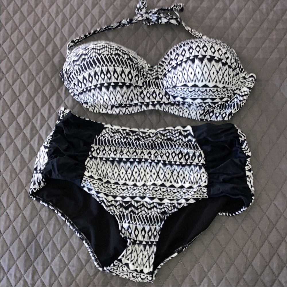 High Waist Swim Suit